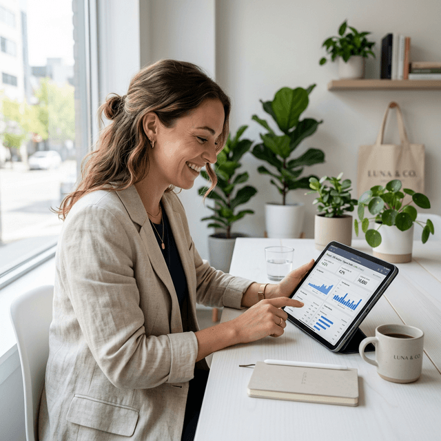 Reviewing SEO analytics and performance metrics